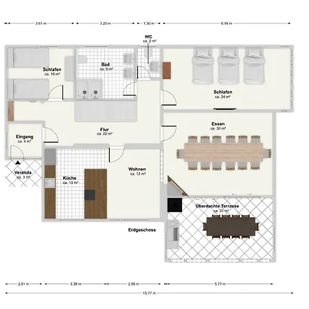 Apartment Grosses Familienhaus Nahe Legoland Fuer Gruppen & Familien Mit Garten In Ruhiger Lage Ala Living *
